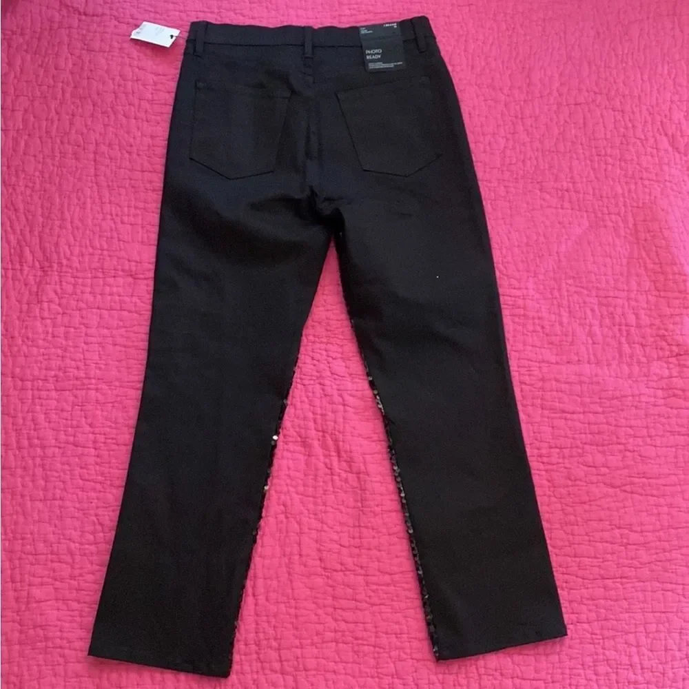 NWT J Brand Shimmering Black Sequin jeans, size 28